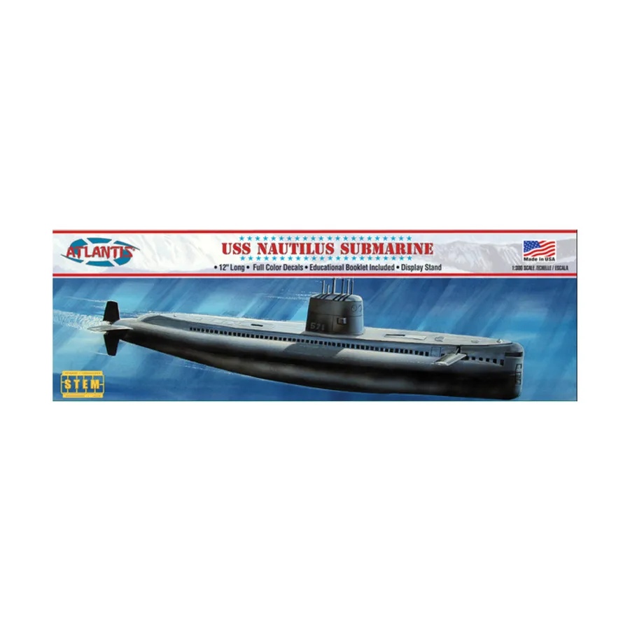 

Подводная лодка ВМС США «Наутилус», 1/300 Stem Plastic Models