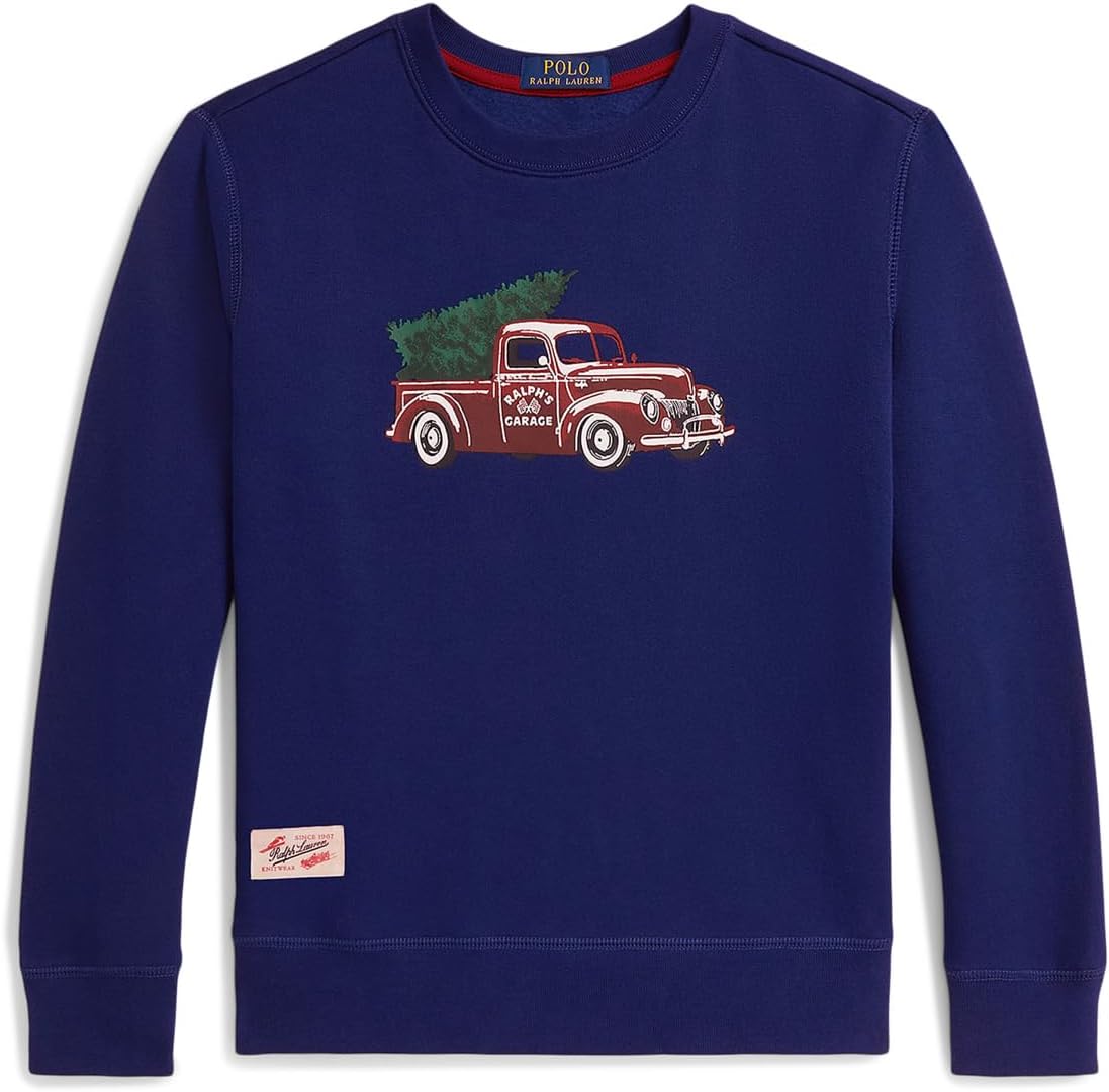 

Флисовая толстовка Ralph's Garage Polo Ralph Lauren Kids, Fall Royal