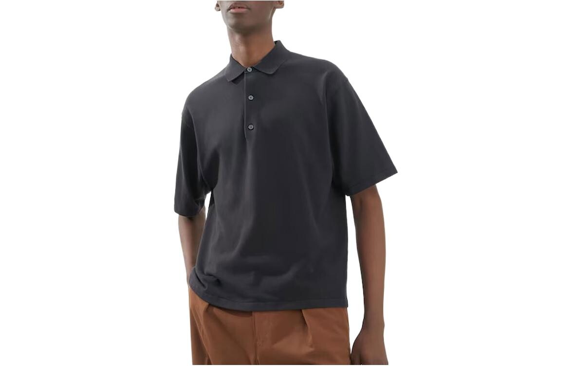 

Мужская рубашка поло U Collection, темно-серая Uniqlo, темно-серый