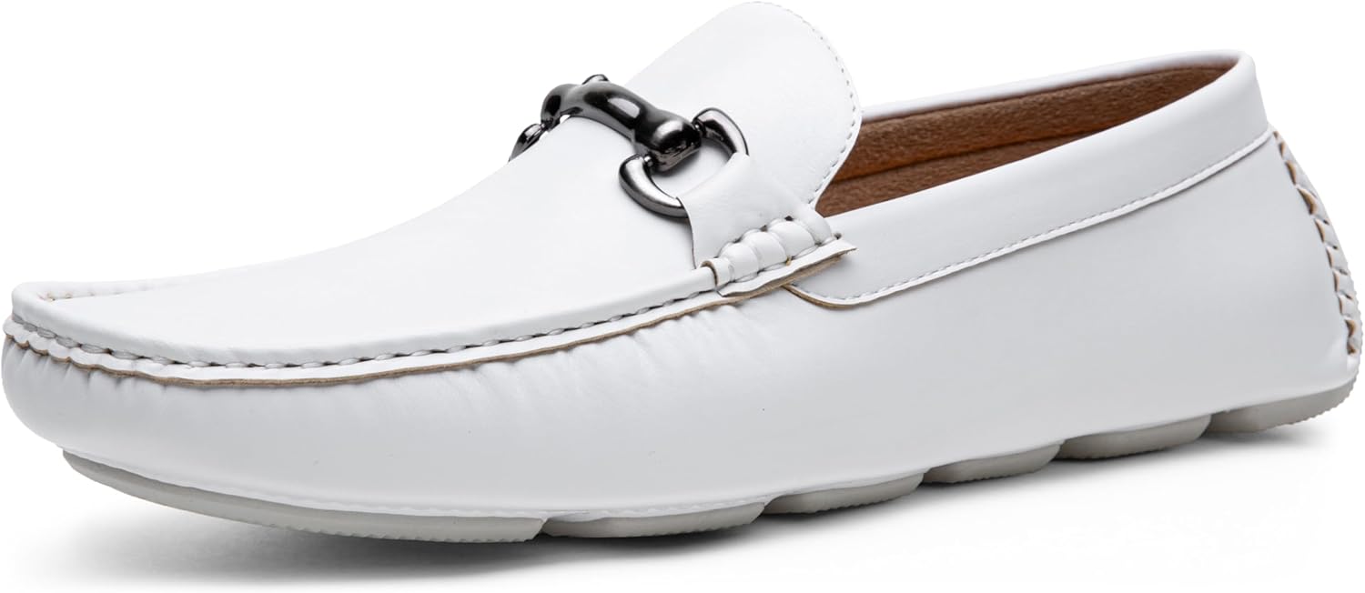 

Мужские лоферы Vostey, слипоны, водительские лоферы, повседневные лоферы для мужчин, белый