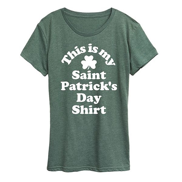

Женская футболка с принтом This is my St Patrick's Day shirt Licensed Character