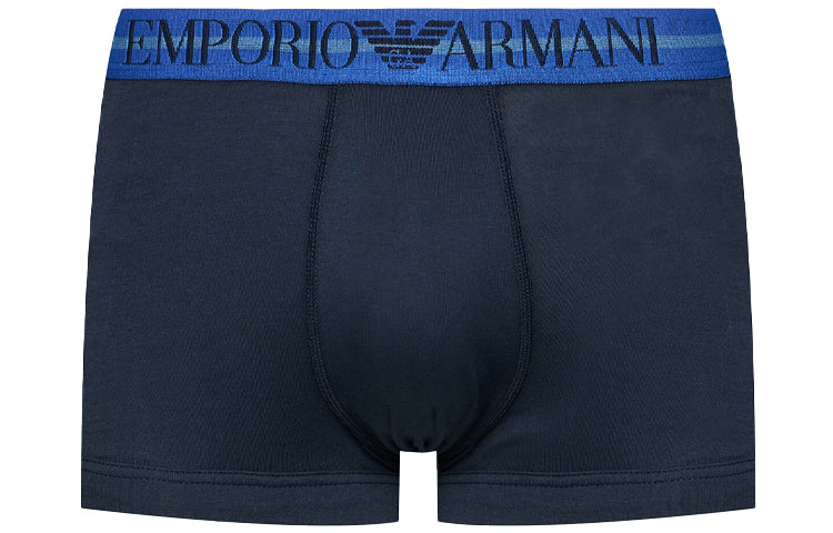 Комплект трусов Emporio Armani, 3 предмета, синий — фото 3