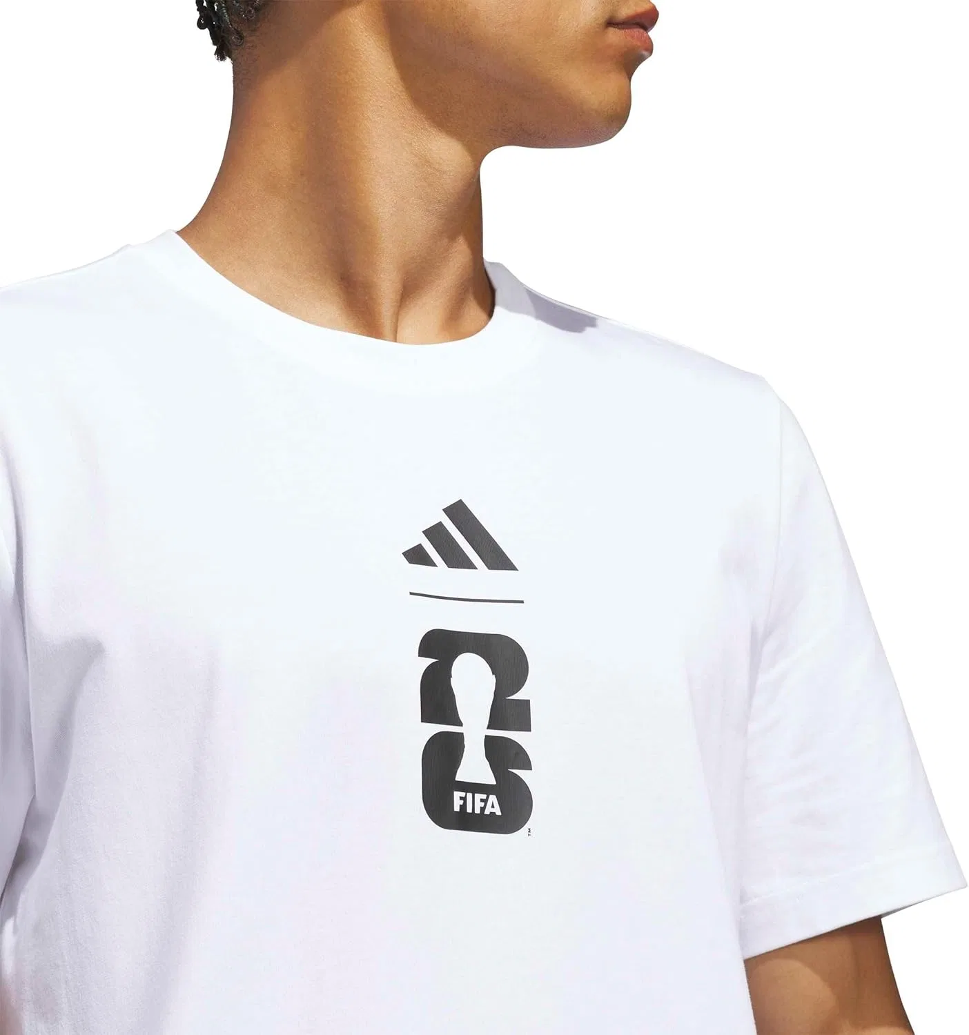 Футболка adidas FIFA World Cup 26, белая — фото 4