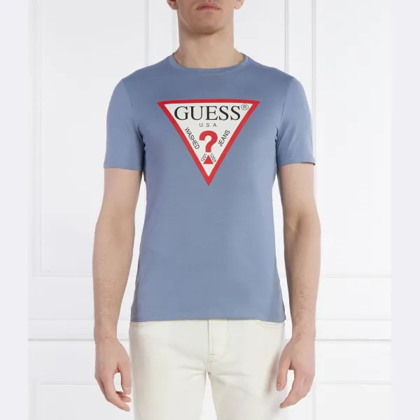 

Облегающая футболка Guess, синий