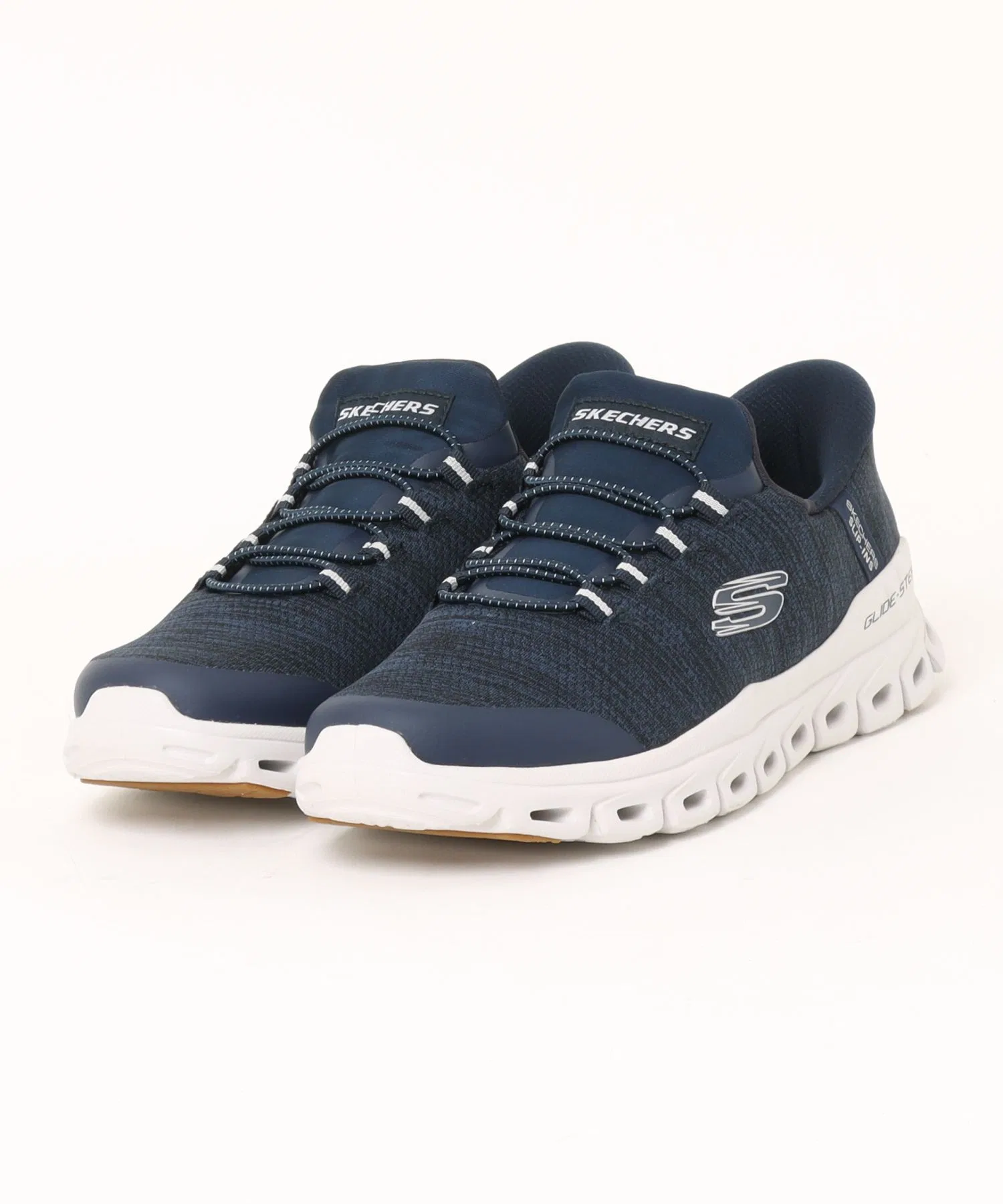 Мужские кроссовки SKECHERS GLIDE-STEP-ZEFYR тёмно-синие