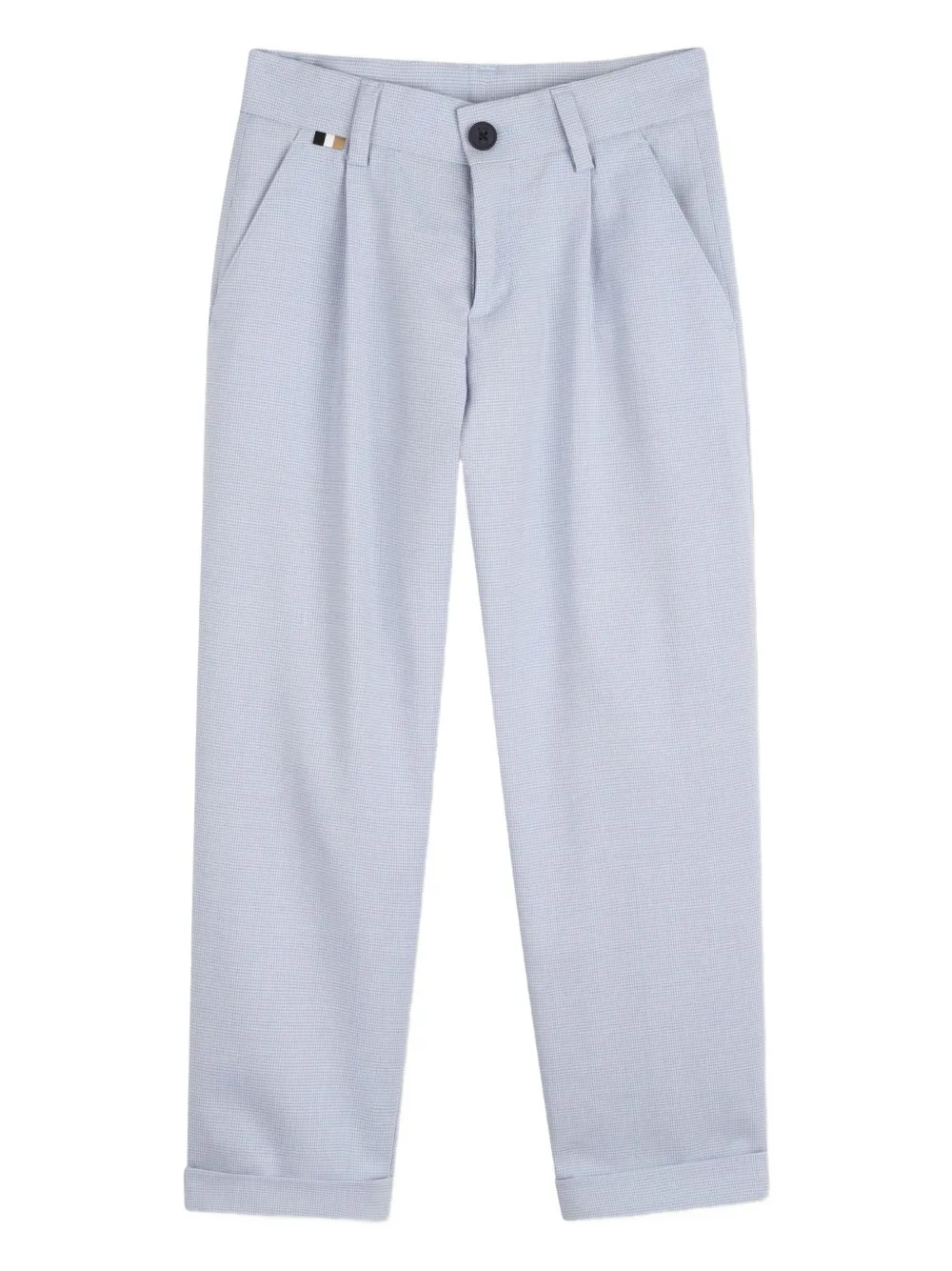 

Брюки со складками BOSS Kidswear, синий