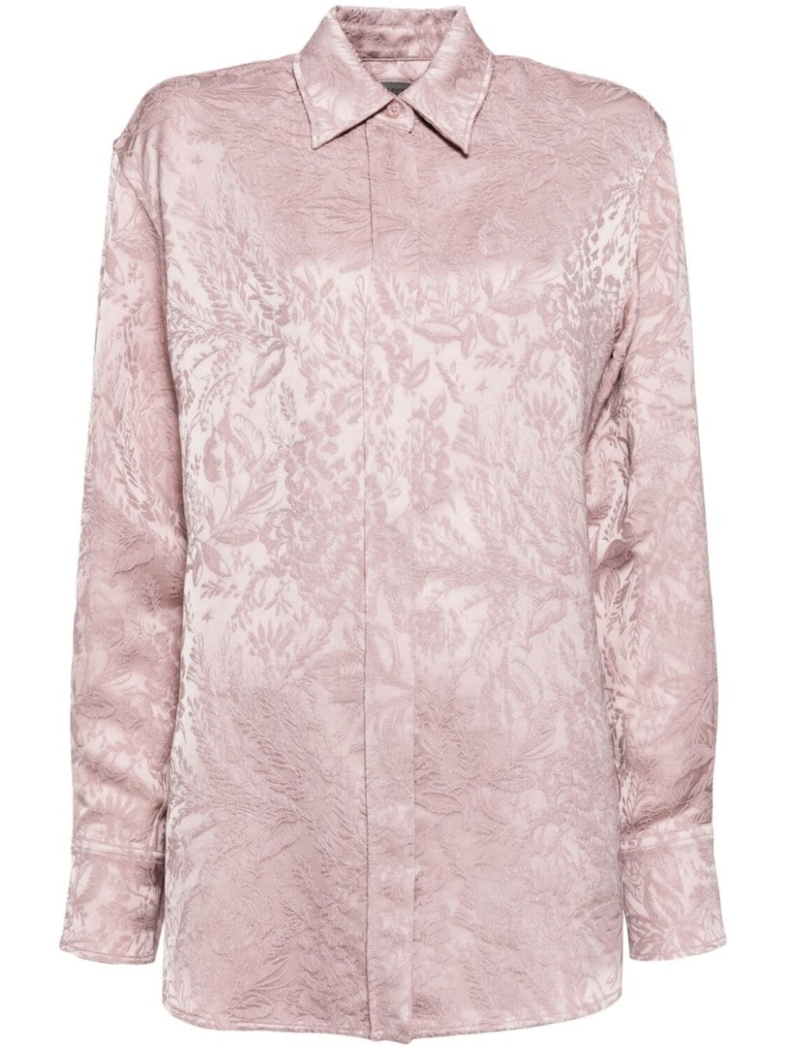 

Golden Goose рубашка с цветочной вышивкой, розовый