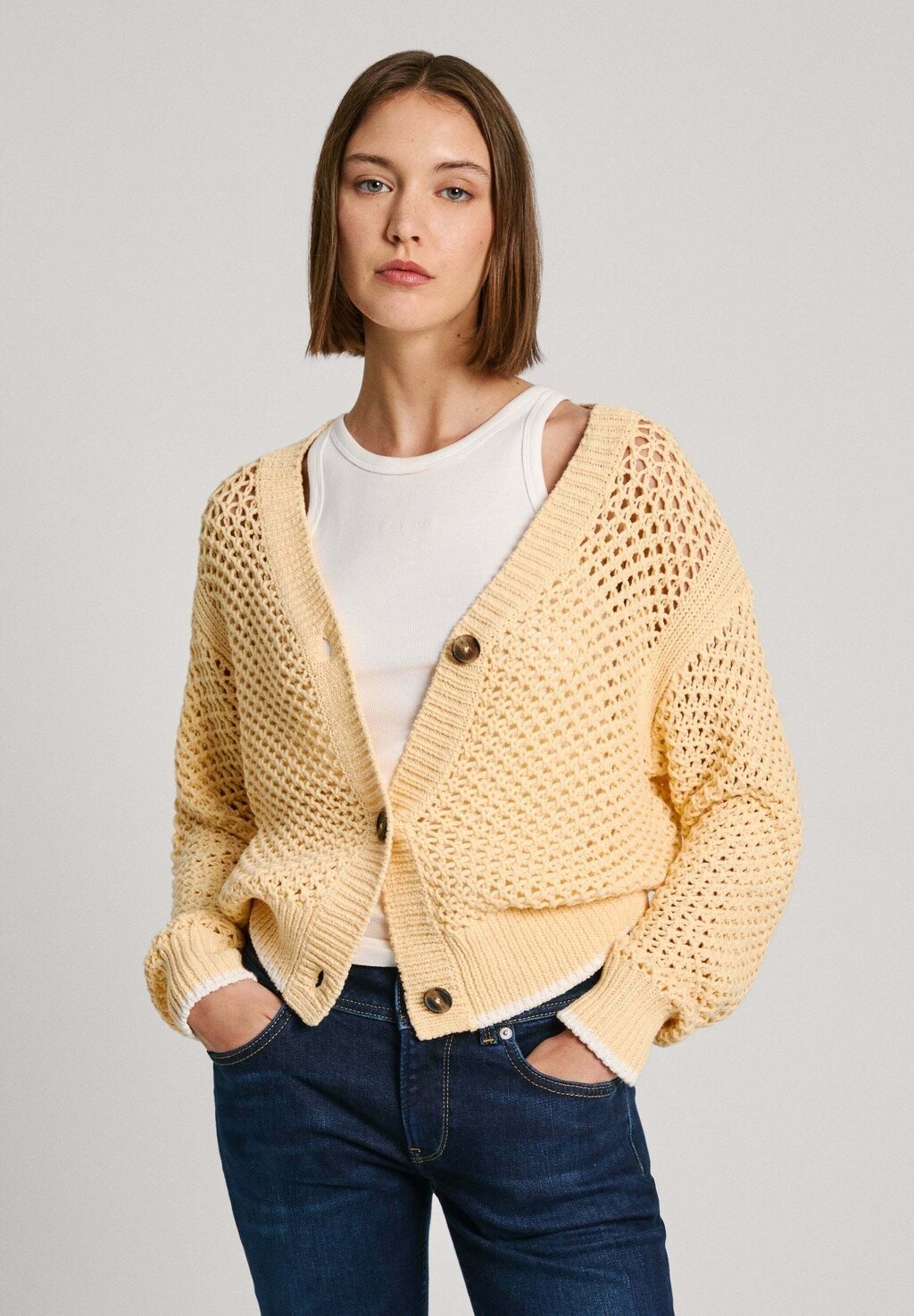

Кардиган ISABELLA Pepe Jeans, желтый