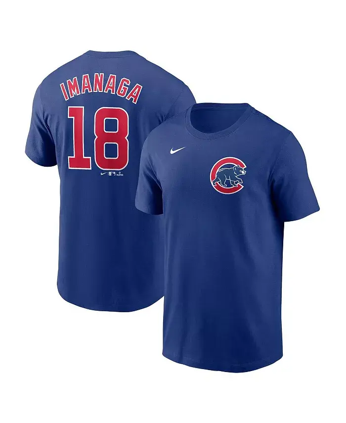 

Мужская футболка Shota Imanaga Royal Chicago Cubs с именем и номером Fuse Nike