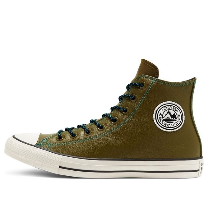 

Кеды Converse Tumbled Leather Chuck Taylor All Star 'Green White', зеленый