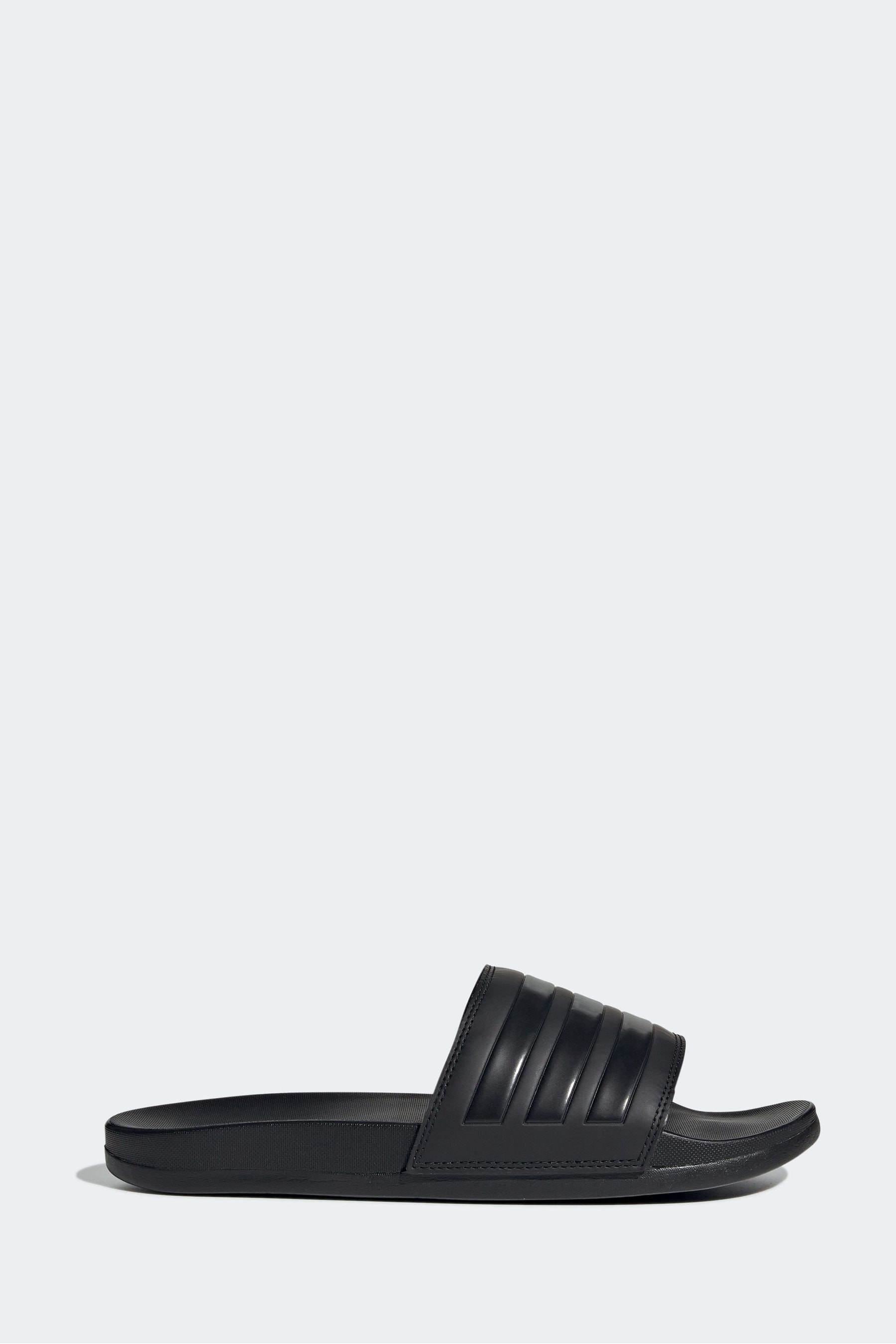 Комфортные шлепанцы Adilette Adidas, черный