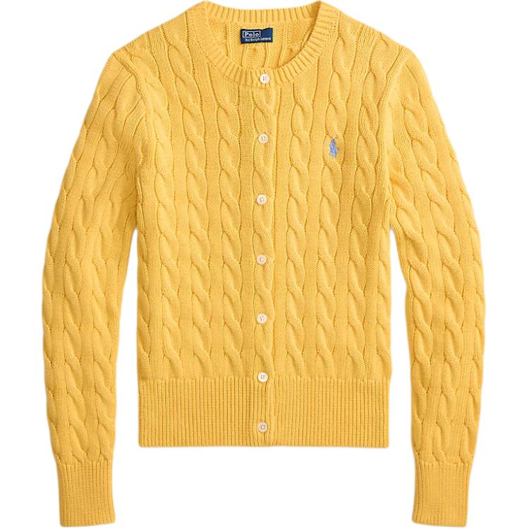

Кардиган с узором "косичка" Polo Ralph Lauren, желтый