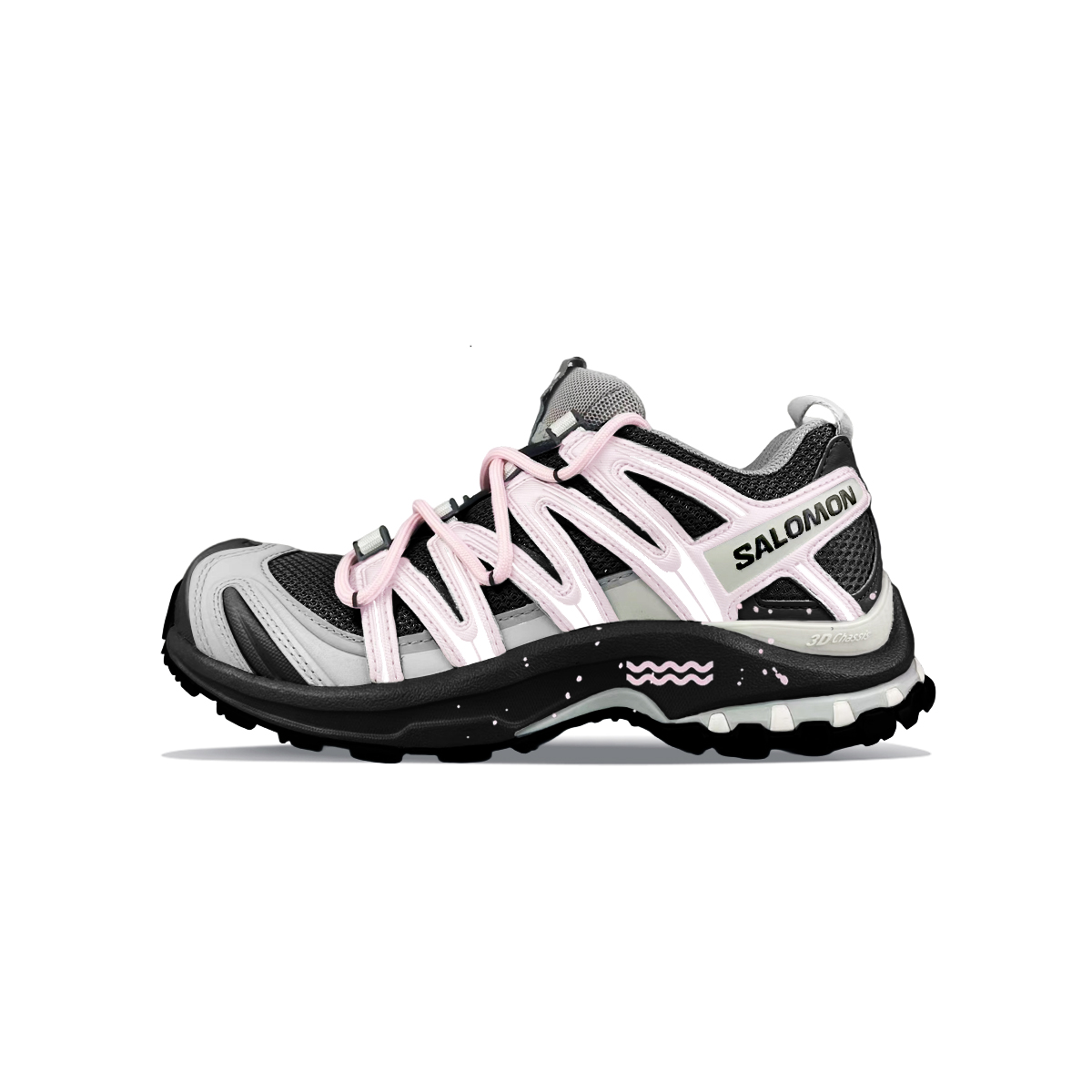 

SALOMON Кроссовки для трейлраннинга и тренировок XA PRO 3D Cushioning Support Low top Unisex Black Pink