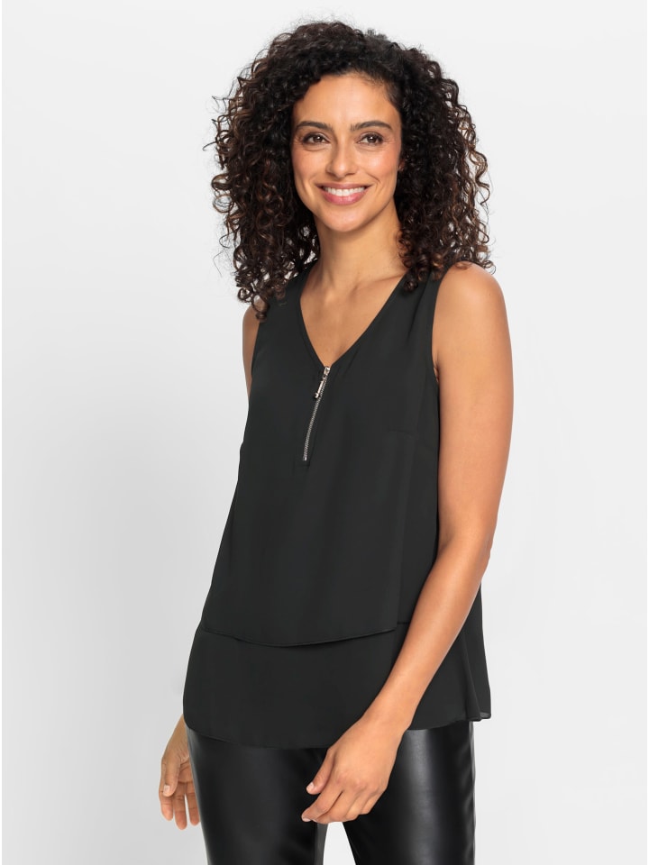 

Блузка без рукавов черного цвета WITT WEIDEN