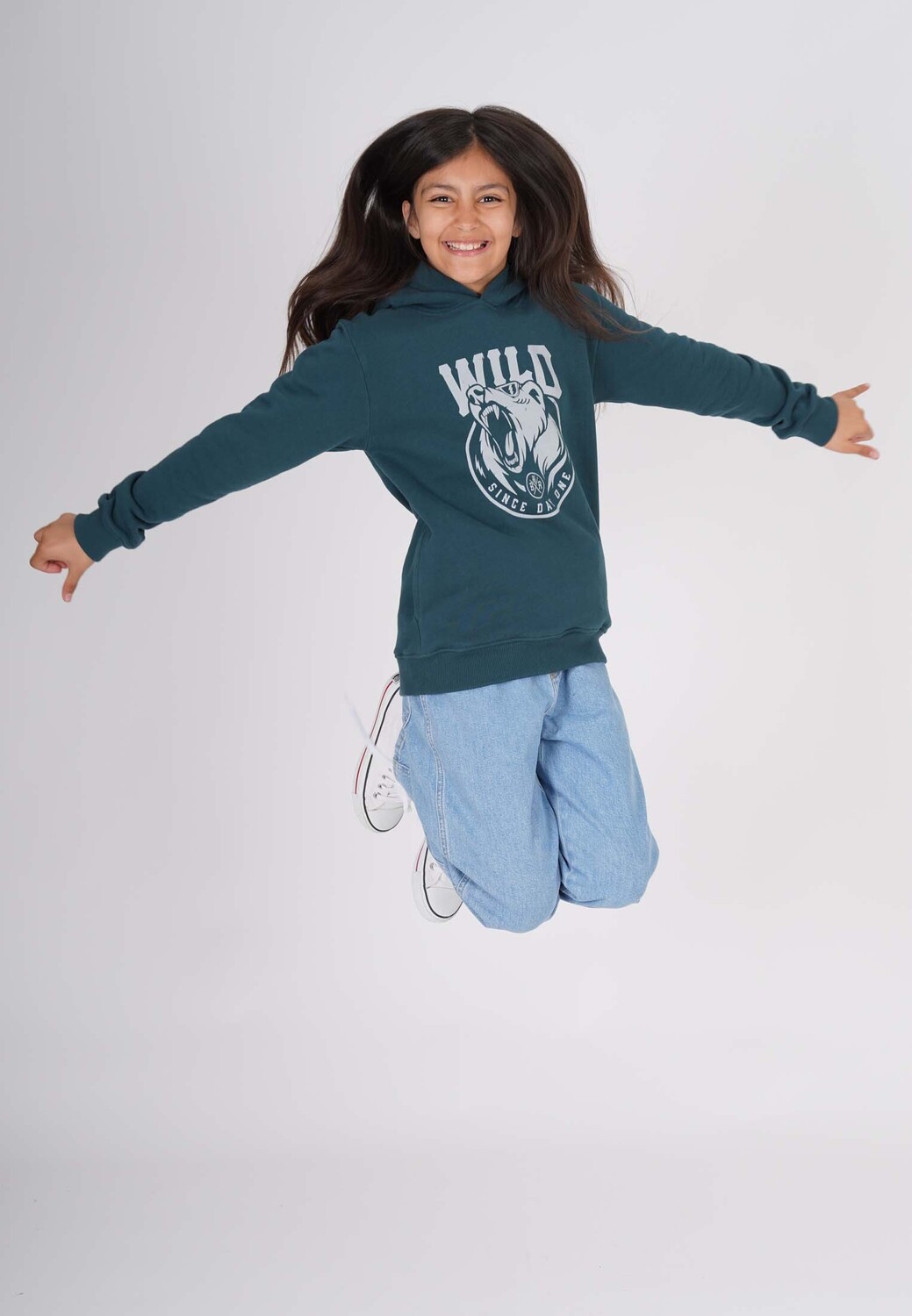 Пуловер Band of Rascals Sweatwear Wild, цвет racing green — фото 3