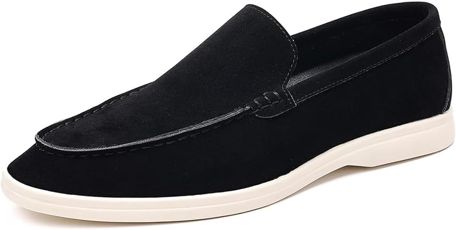 

Замшевые лоферы для мужчин Sehdk, черный