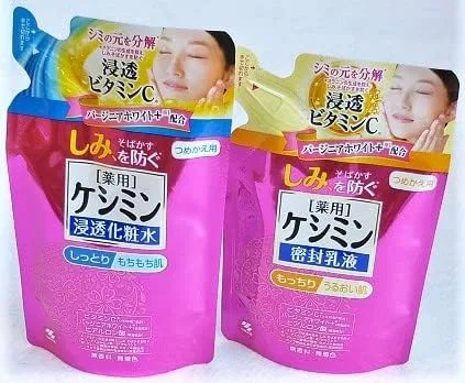 Лосьон — И молочко Medicated Keshimin Moist Penetrating Lotion & Sealed Milky Lotion, 255 мл
