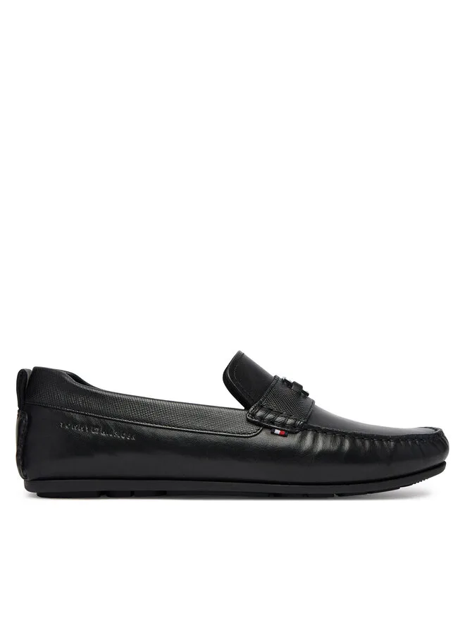 Tommy Hilfiger Мокасины Hardware Lth Driver FM0FM05855, черный
