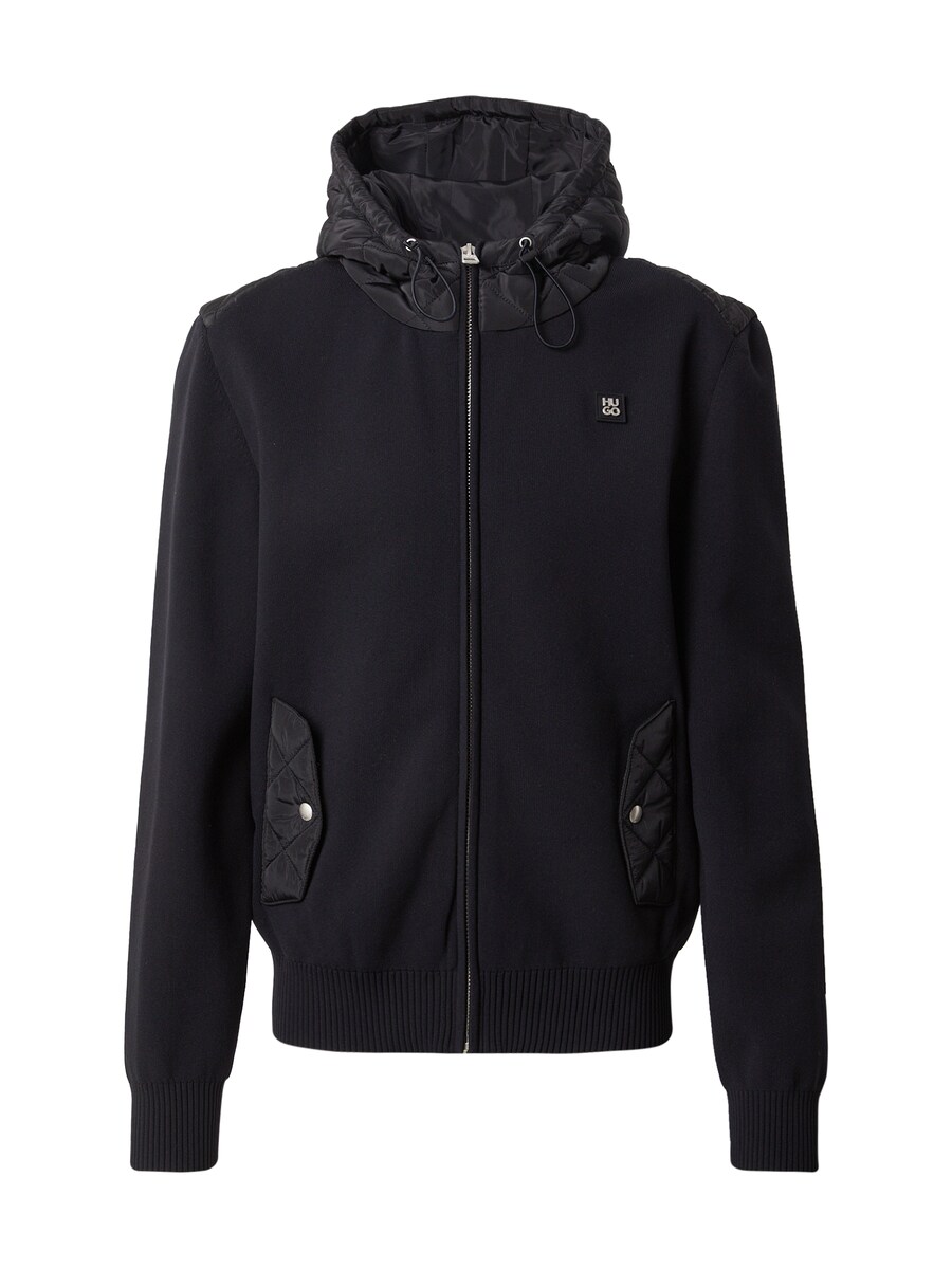 

Вязаный кардиган HUGO Sylon, Black