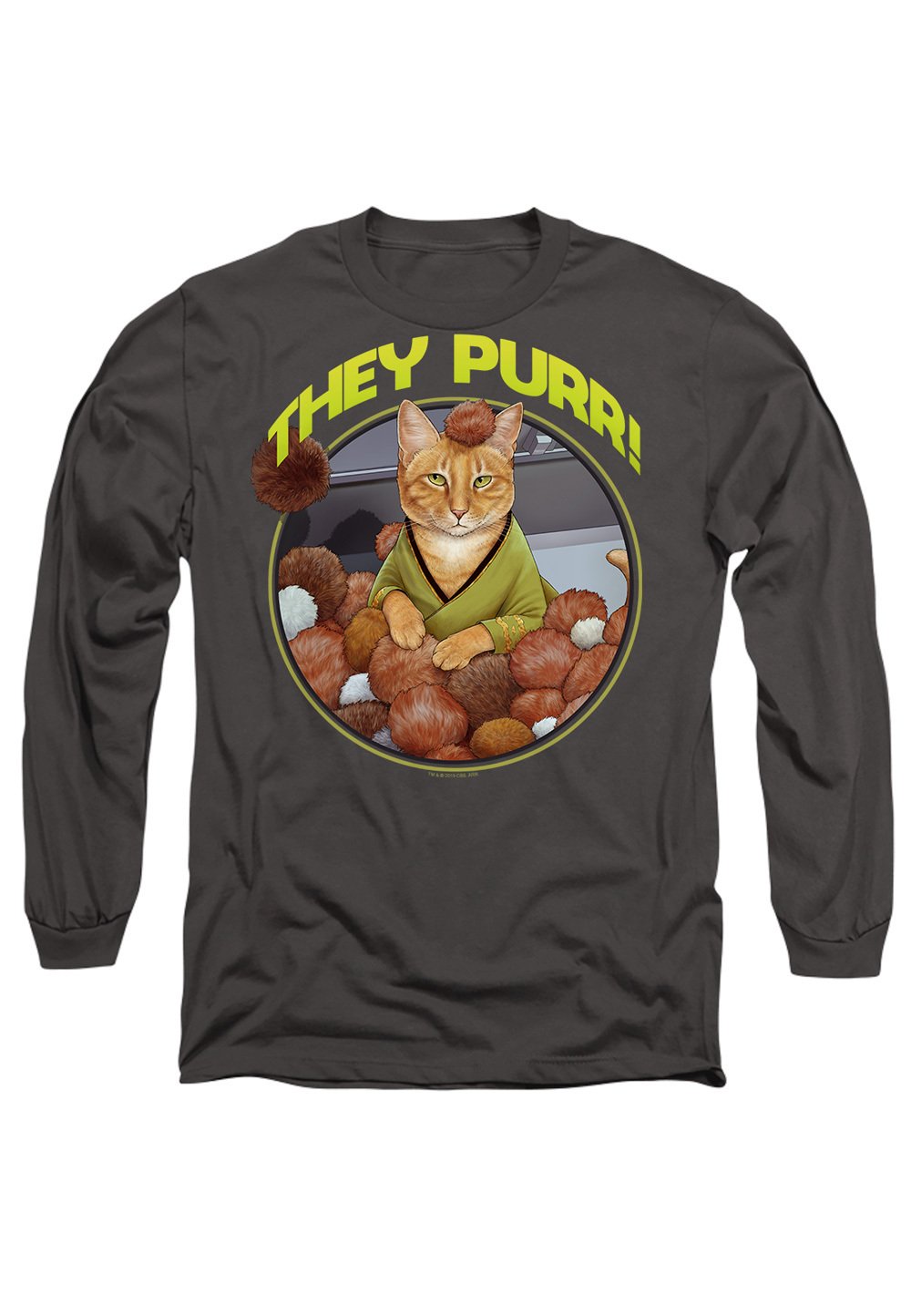 

Топ с длинными рукавами STAR TREK THE PURR Cotton Soul, антрацит