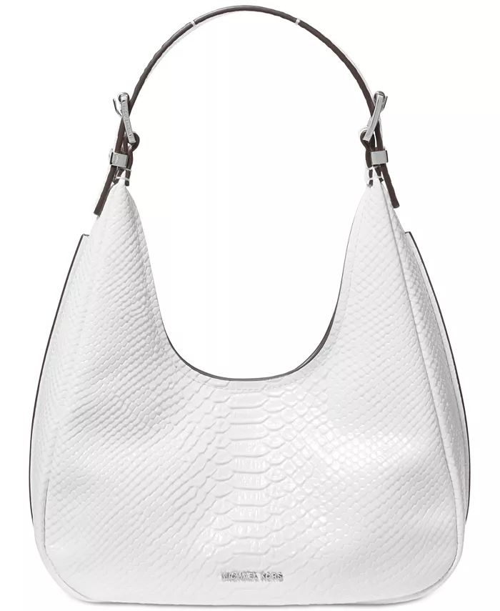 

Сумка через плечо Nolita Small Leather Hobo Michael Kors, белый