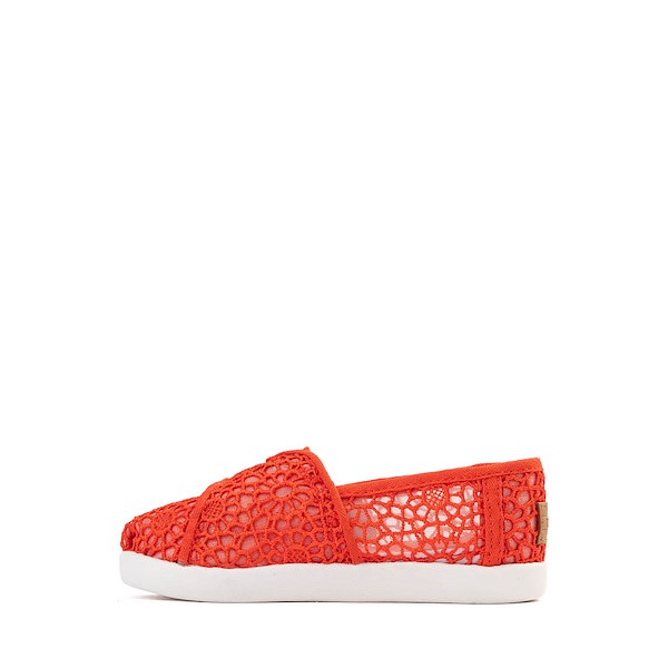 

Слипоны TOMS Alpargata Crochet Slip-On Casual Shoe, цвет Flame