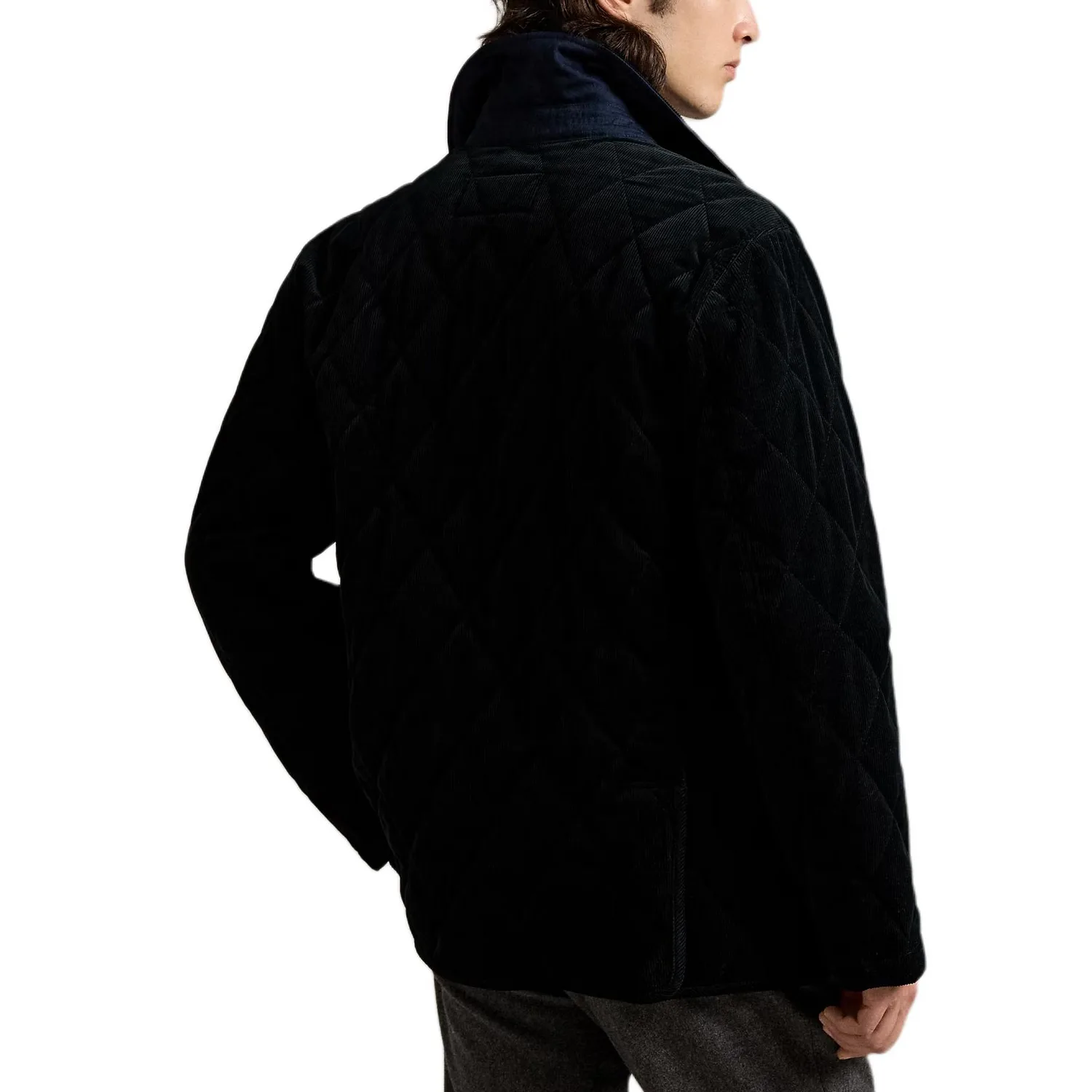 Стеганая куртка Polo Ralph Lauren, Pilot Marine Blue — фото 4