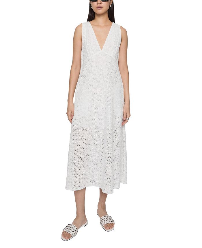 

Платье Naya с ажурными вставками Rebecca Minkoff, белый