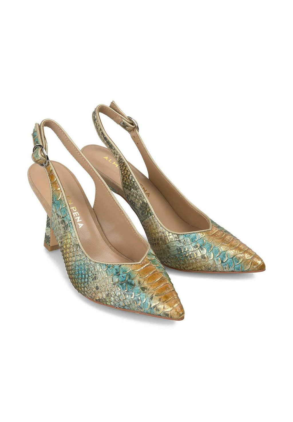 Классические туфли на каблуке High heeled sandals Alma en Pena, цвет Bronce — фото 3