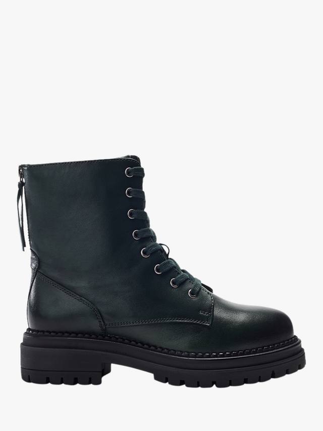 Onnay кожаные шнурованные ботинки до щиколотки Moda in Pelle, Dark Green