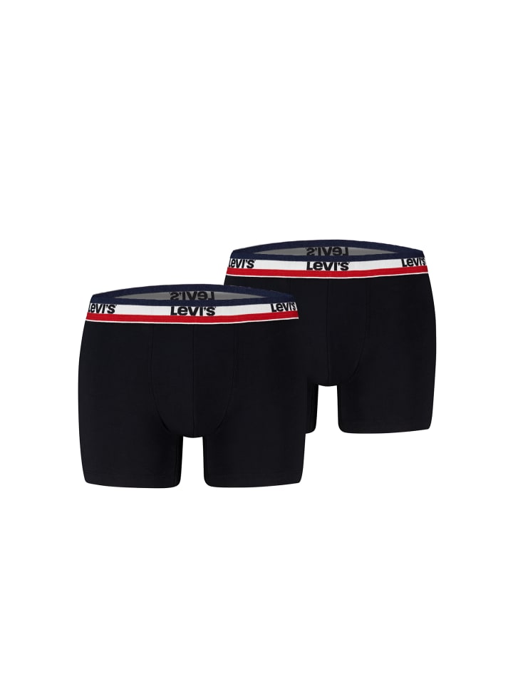 

Levi´s Боксерские шорты LEVIS MEN REPEAT SPW LOGO BOXER BRIEF 2P черного цвета