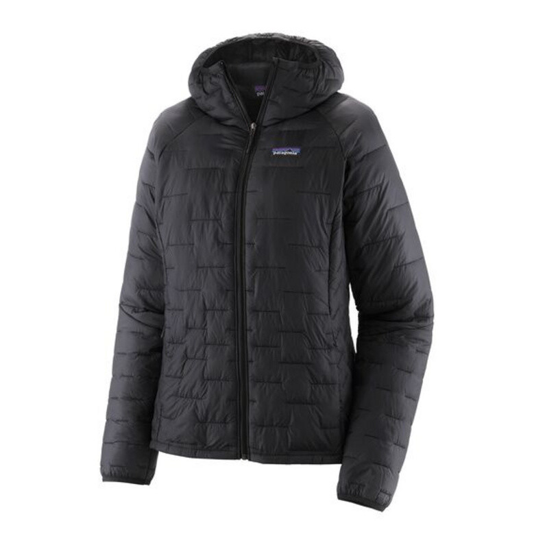 

Женская куртка с капюшоном из микро-пуховика Patagonia, черный