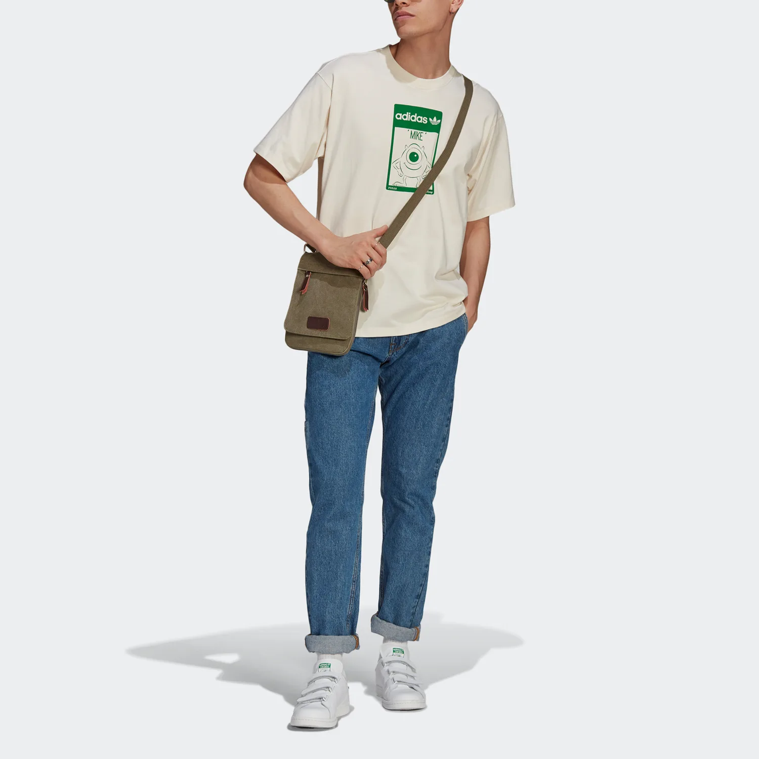 Adidas Originals Футболка Disney Unisex Ecru — фото 4