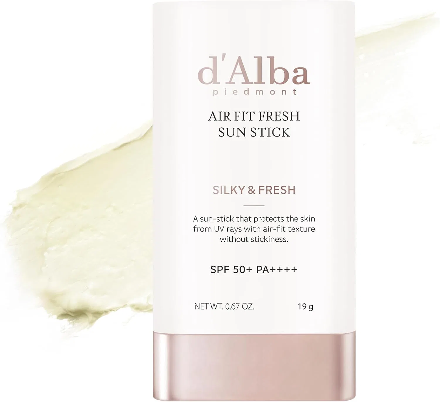 Солнцезащитный стик для лица d'Alba Piedmont Air Fit Fresh Sun Stick SPF50+ PA++++ 19 г белый