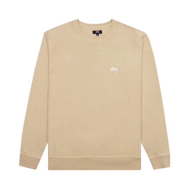 

Свитер Stussy Stock Logo Crew, Beige