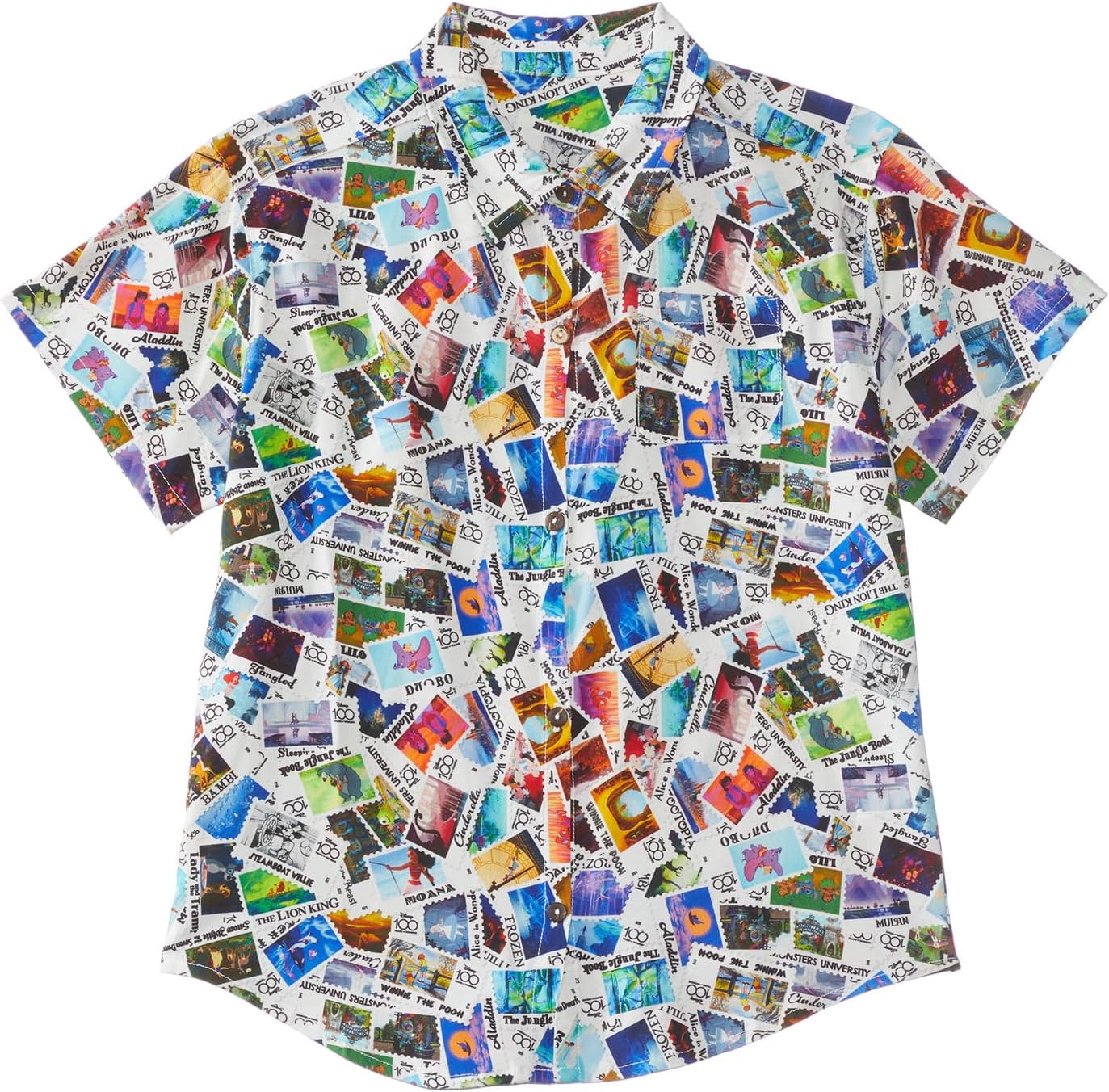 

Рубашка Chaser Kids Disney 100 - Air Mail Collared Shirt, цвет Stamps