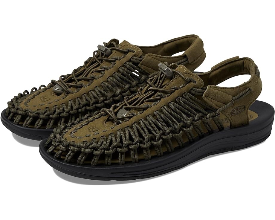 

Сандалии KEEN Uneek, цвет Dark Olive/Black