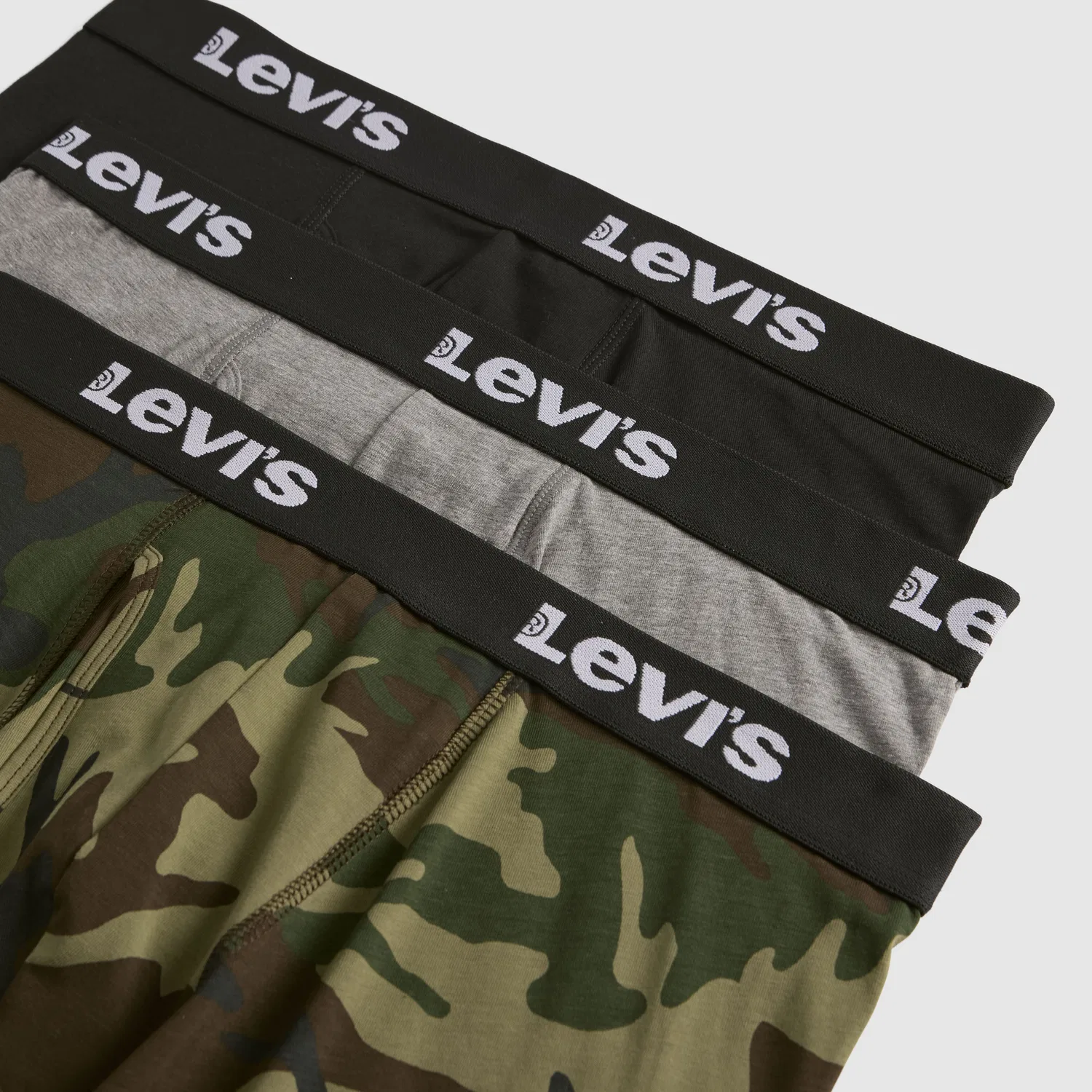Боксеры камуфляжной расцветки (3 шт.) Levi's, Multi-Color — фото 2