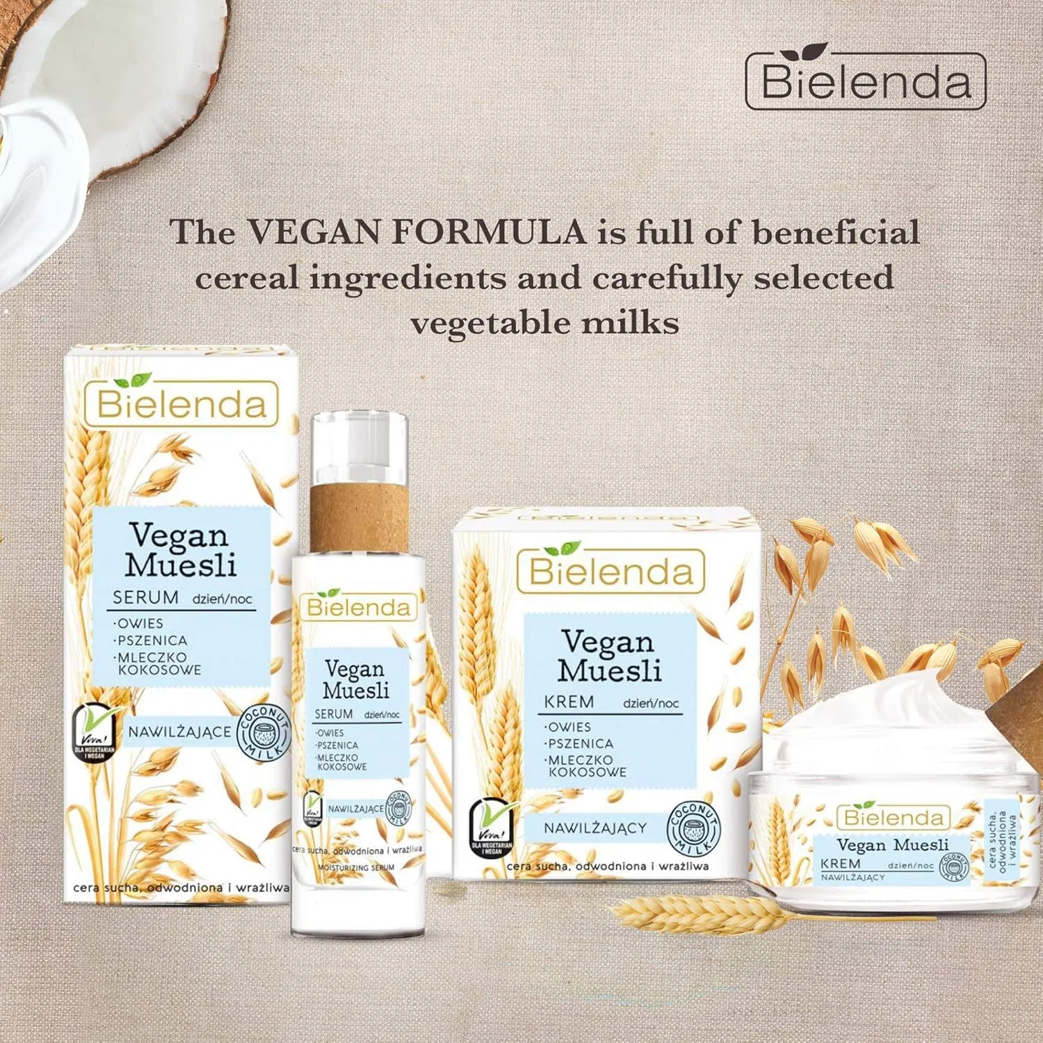 Сыворотка Bielenda — Увлажняющий «Vegan Muesli» от, 50 мл — фото 4