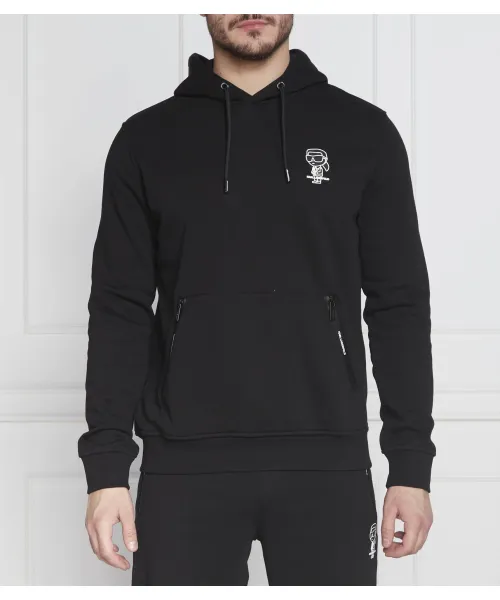 

Толстовка Regular fit Karl Lagerfeld, черный