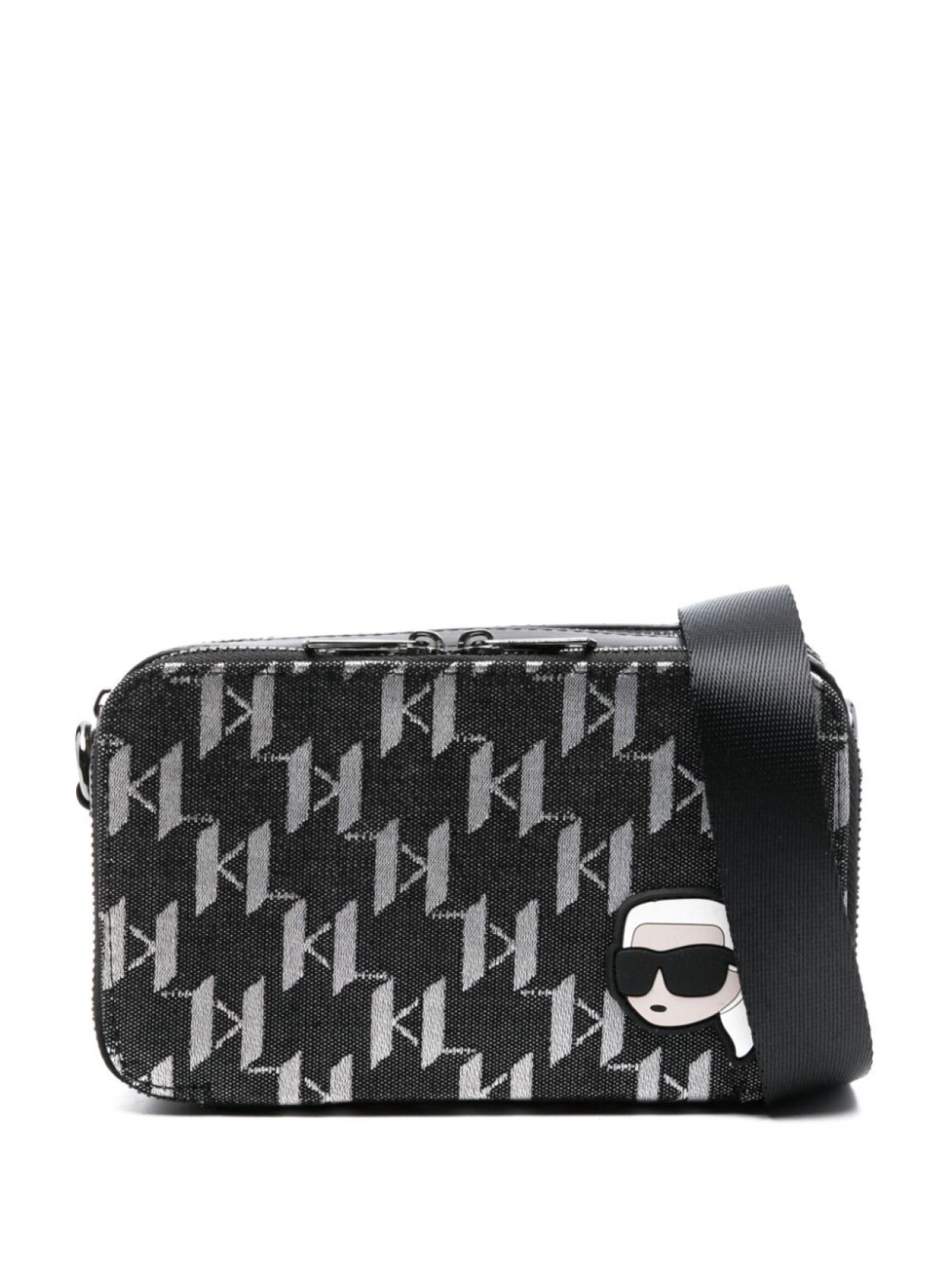 

Karl Lagerfeld сумка-мессенджер с логотипом, черный