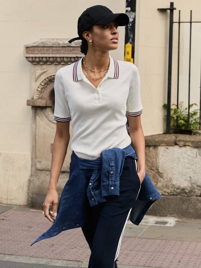 

Пола с отделкой в полоску Anil Baukjen, Cream