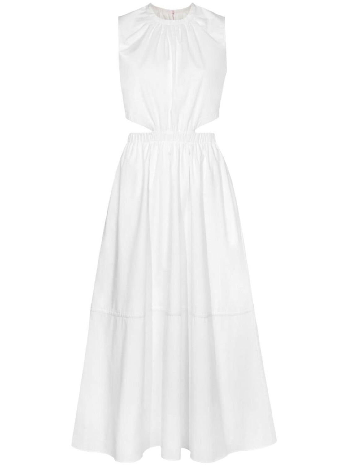

Proenza Schouler White Label cut-out poplin midi dress, белый