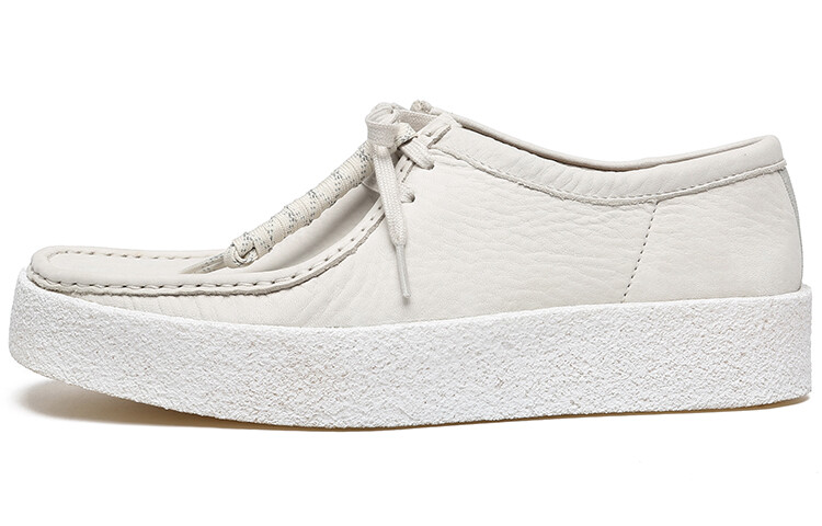 

Wallabee Cup Белый нубук для женщин Clarks