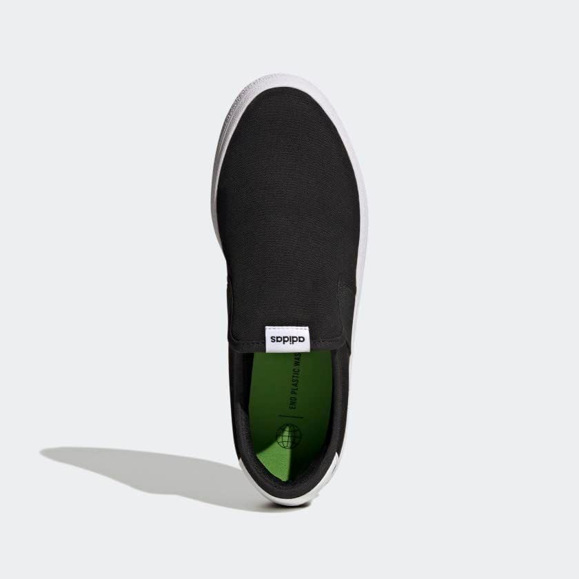 Слипоны Adidas Vulcraid3r Slip on (унисекс для взрослых), белый/черный — фото 3