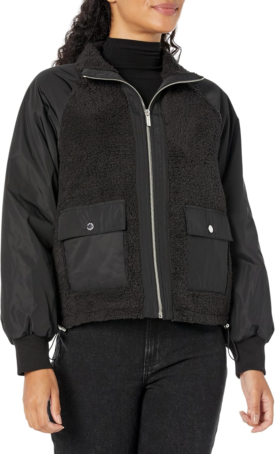 

Женская трикотажная куртка на молнии Calvin Klein, Black