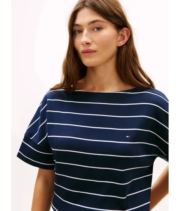 Футболка loose fit Tommy Hilfiger, темно-синий — фото 4