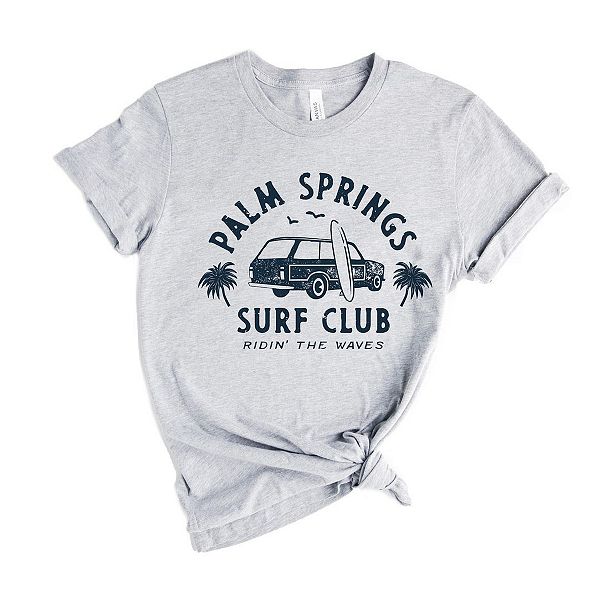 

Футболка с принтом Palm Springs Beach Simply Sage Market, Heather Grey