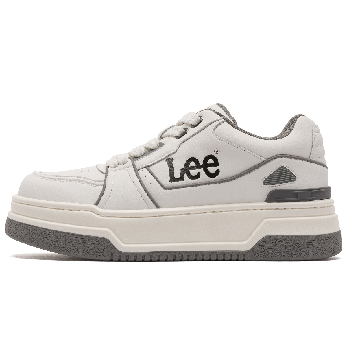 

Lee Белые кроссовки для скейтбординга с увеличенной высотой мужские low top