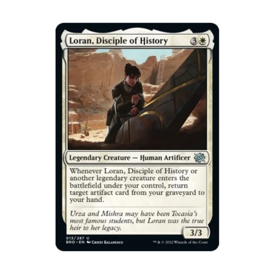 

CCG Лоран, ученик истории (U), MTG - The Brothers War